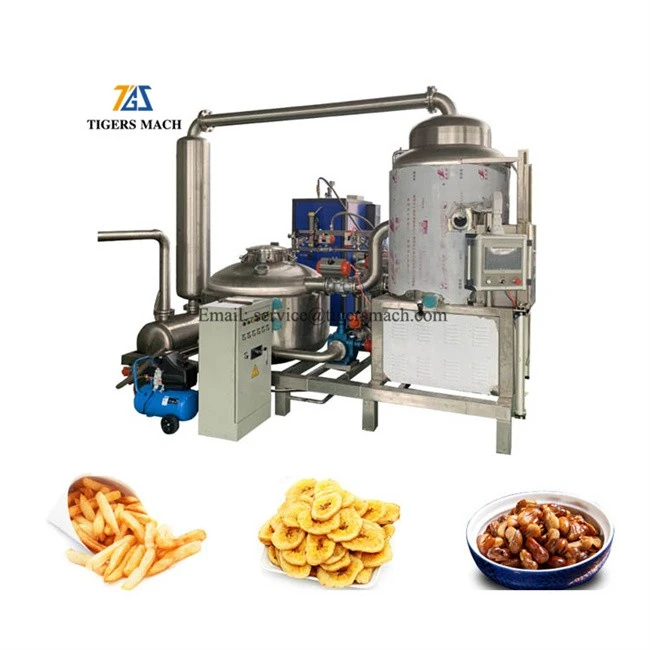 Automatic vacuum frying machine