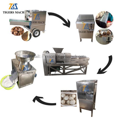 코코넛 밀크 생산 라인